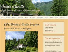 Tablet Screenshot of goutte-a-goutte.com